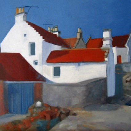'Against Tomorrow’s Sky (Pittenweem Harbour) ' by artist Pauline Patrick